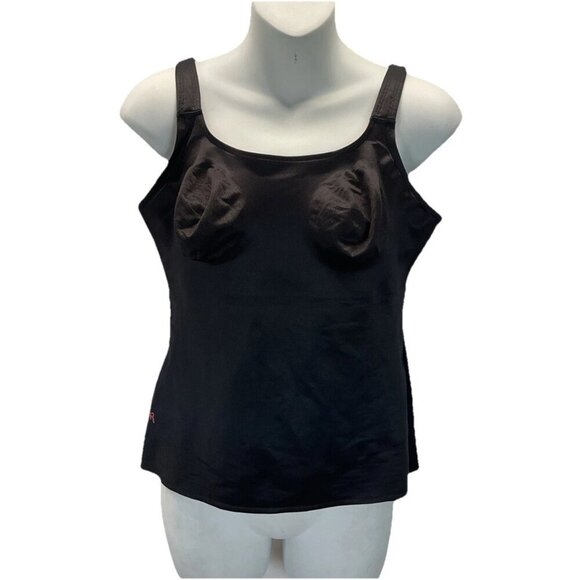 Ruby Ribbon Original Cami Full-Silhouette Shaping Tank BLack Size 38 Style 3022